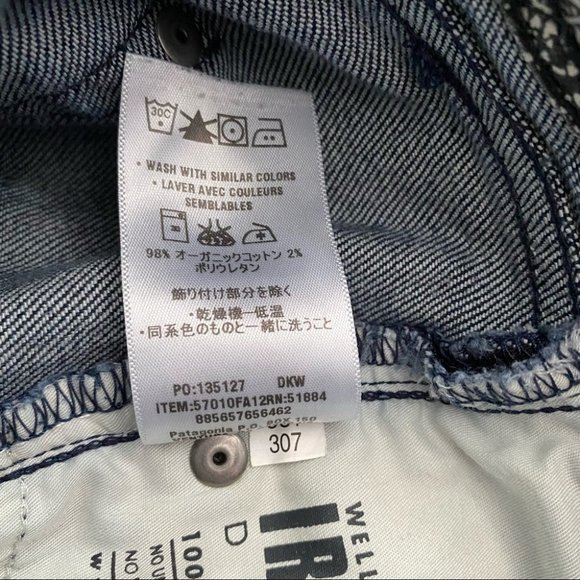 Patagonia Cargo Blue Jeans Outdoor Women Size 31 - Picture 10 of 12